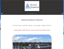 Tablet Screenshot of island-harbour.co.uk